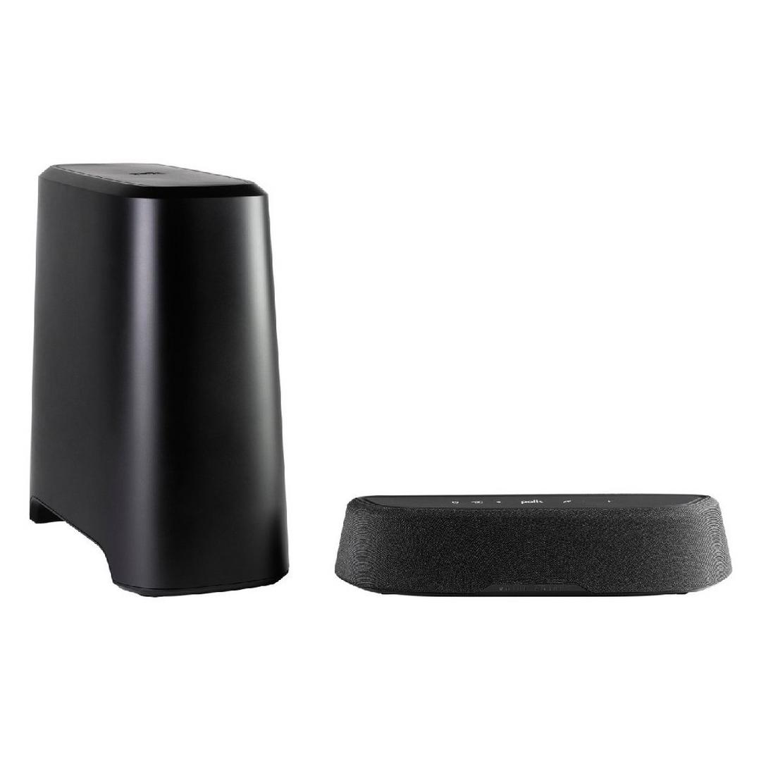 Polk Audio Magnifi Mini AX Sound Bar & Wireless Subwoofer, 3.1 Channel, 100W - Black