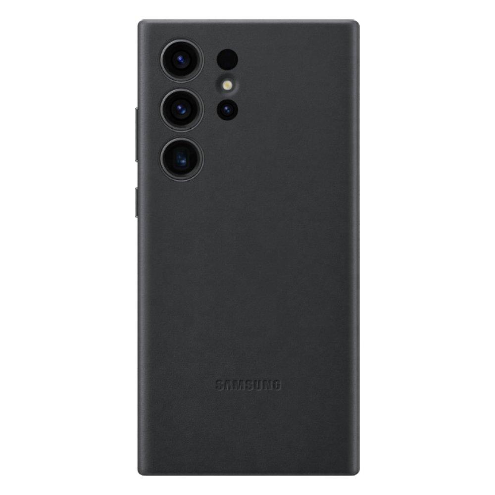 

Samsung galaxy s23 ultra leather cover - black