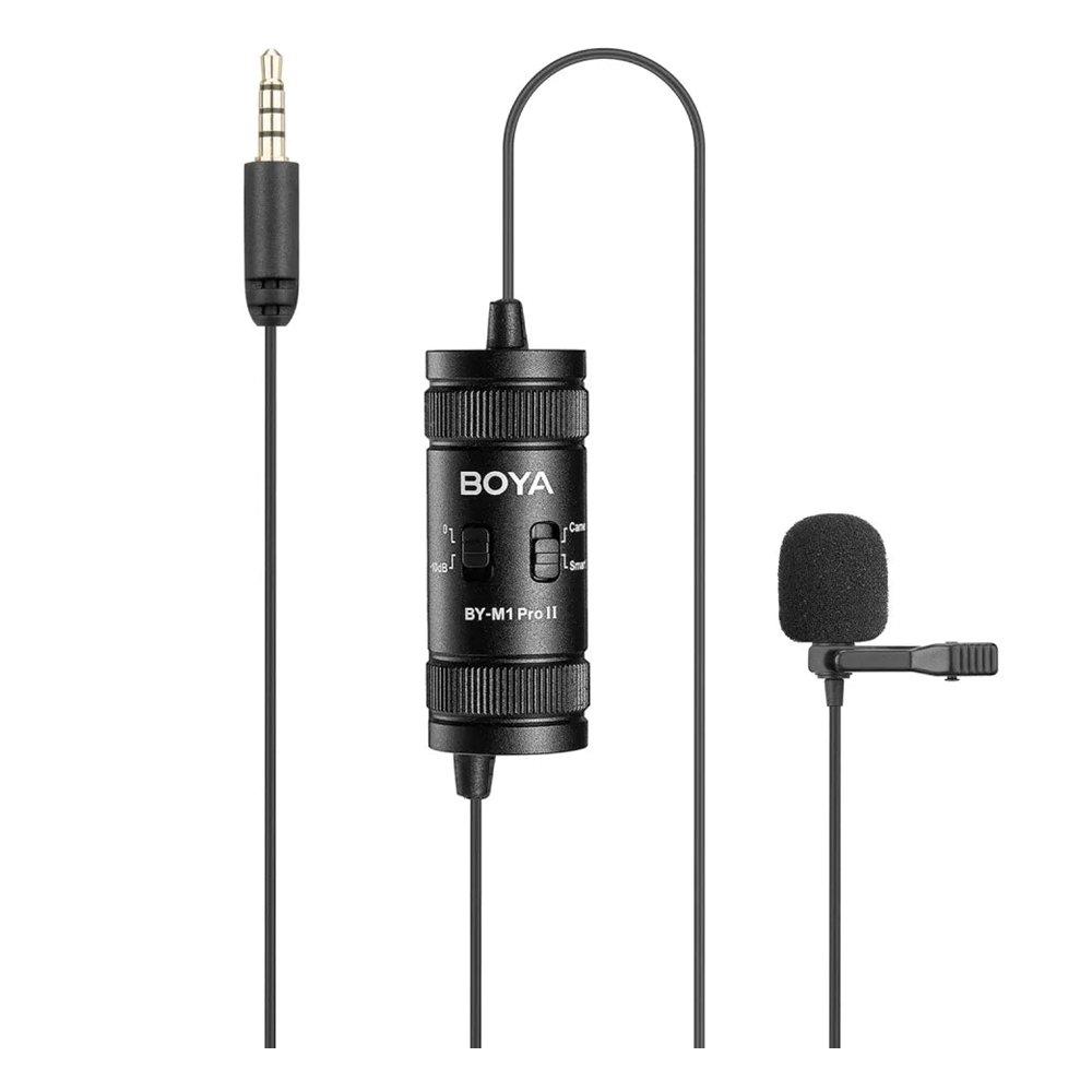 

Boya by-m1 pro ll universal lavalier microphone - black