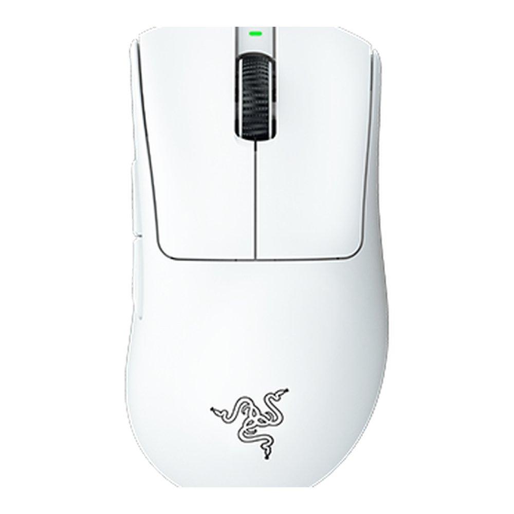 

Razer deathadder v3 pro usb optical wireless rgb gaming mouse, rz01-04630200-r3u1 - white