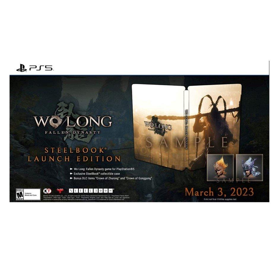 

Sony ps5 wo long: fallen dynasty steelbook edition