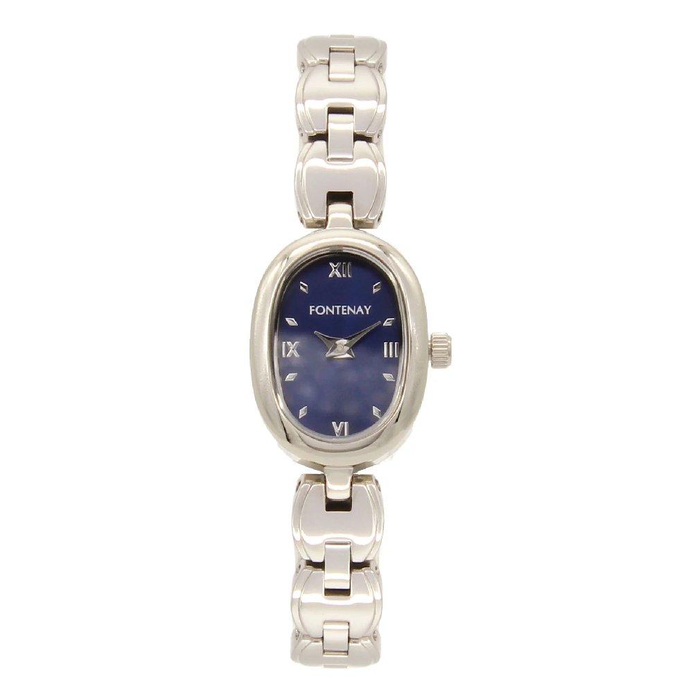 

Fontenay paris watch for women, analog, stainless steel band, 17x23. 4, 330wab - silver