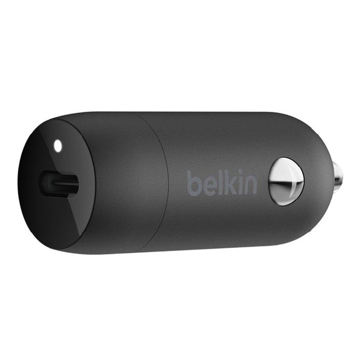 

Belkin usb-c car charger, 30w, cca004btbk - black