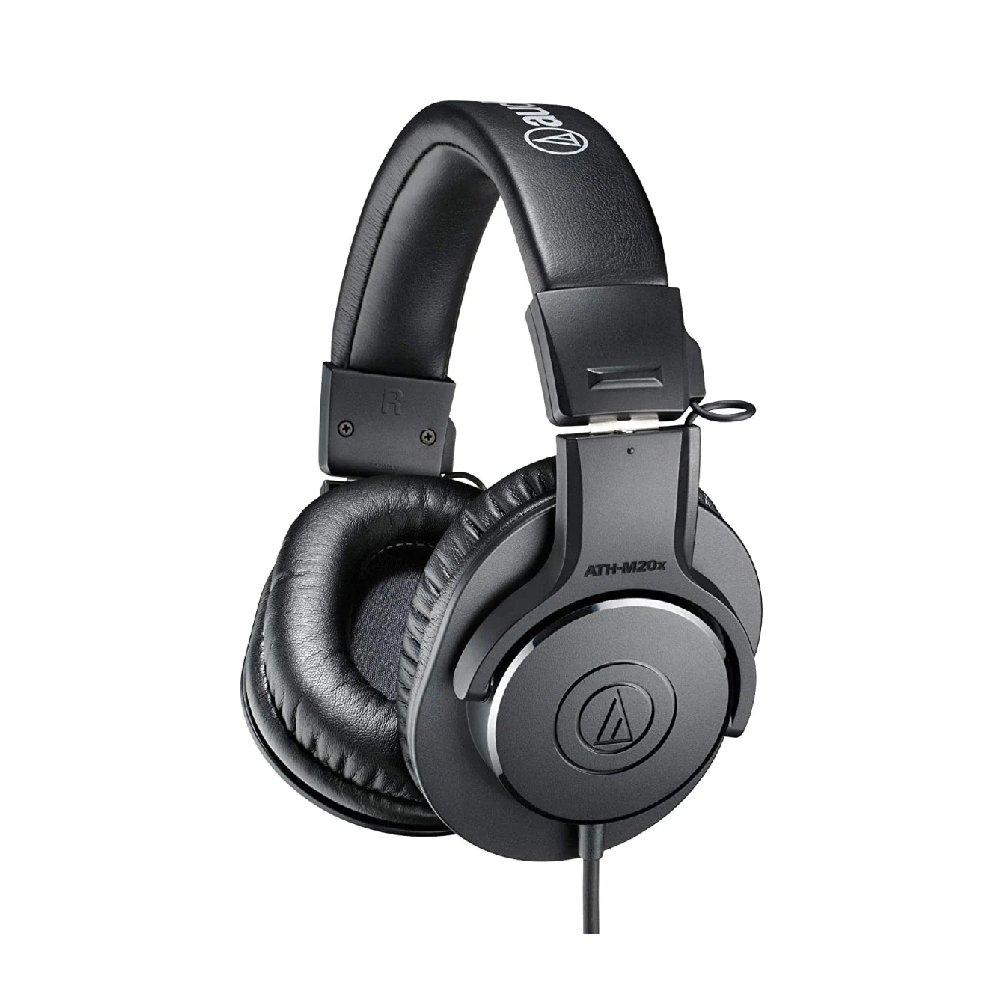 

Audiotechnica professional studio monitor wired headphones, ath-m20x - black
