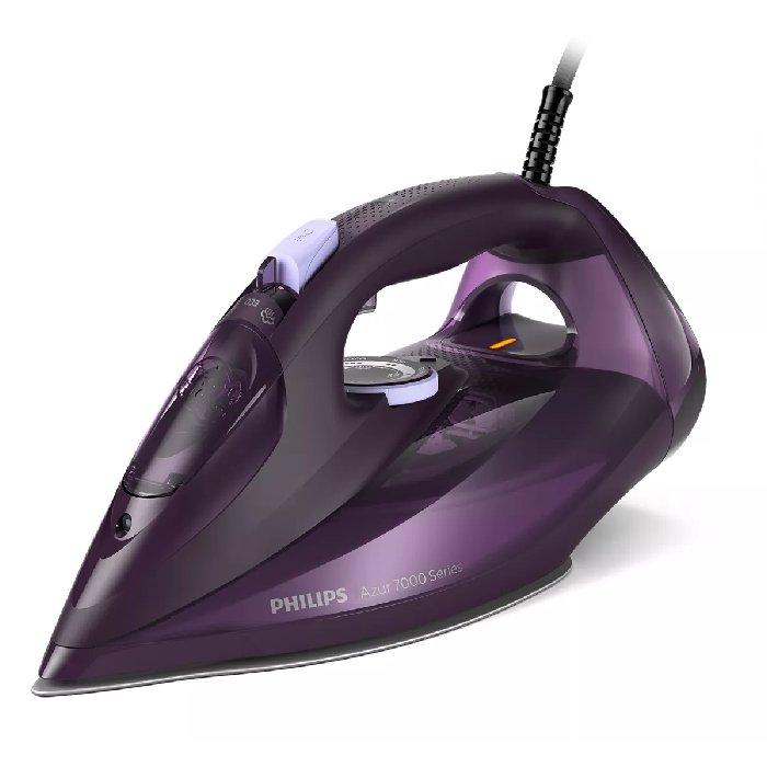 

Philips azur 7000 series steam iron, 2800w, dst7051/36 - purple