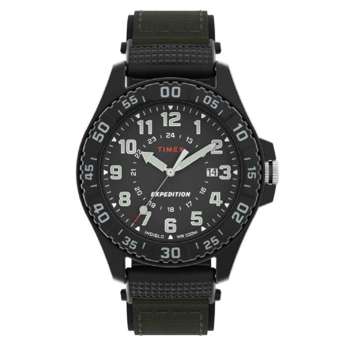 

Timex watch for men, analog, fabric band, 42mm, tw4b26400 - green