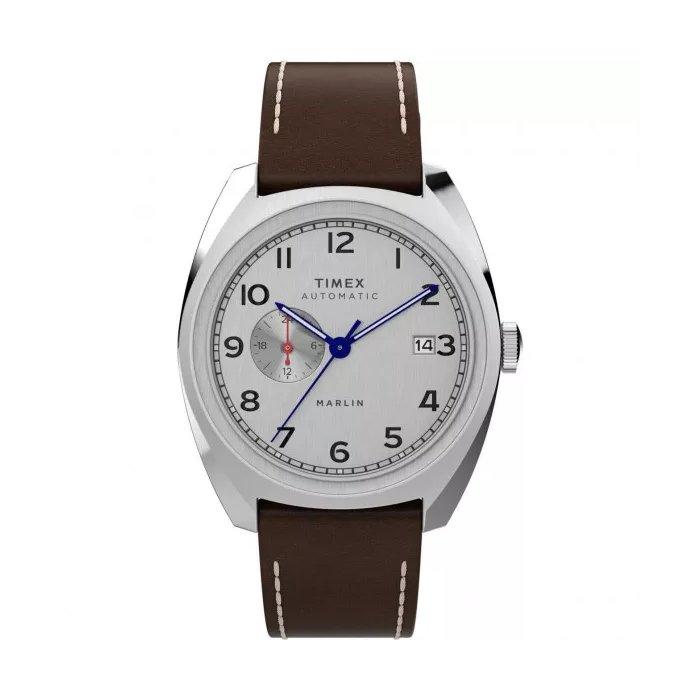 

Timex marlin sub-dial automatic men's watch, mechanical, 39mm, leather strap, tw2v62000...