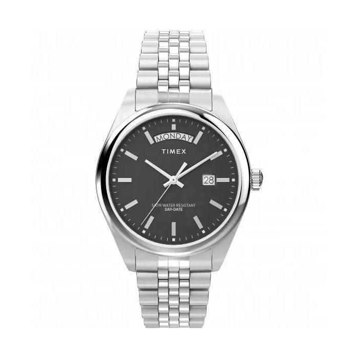 

Timex legacy men's watch, analog, 41mm, stainless steel strap, tw2v67800 – silver