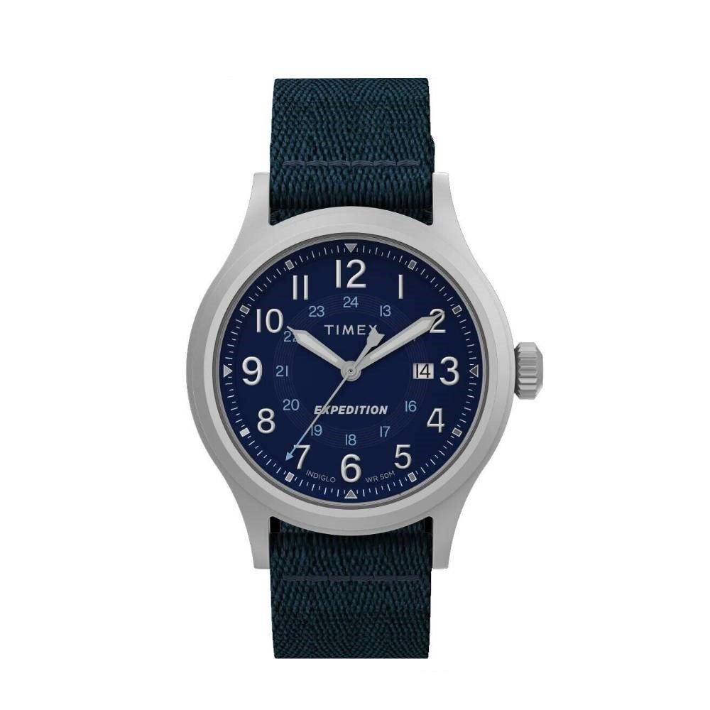 

Timex expedition north sierra men's watch, analog, 40mm, fabric strap, tw2v65600 – blue