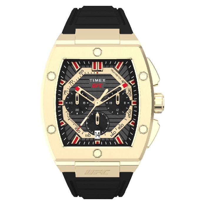 

Timex watch for men, analog, silicone band, 51mm, tw2v88000 - black