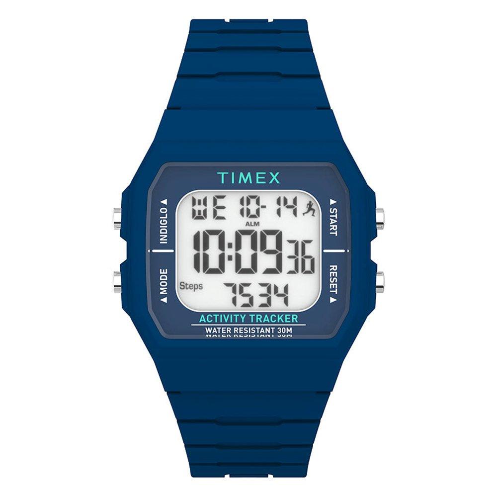 

Timex sport unisex watch, digital, 40mm, silicone band, tw5m55700 – blue