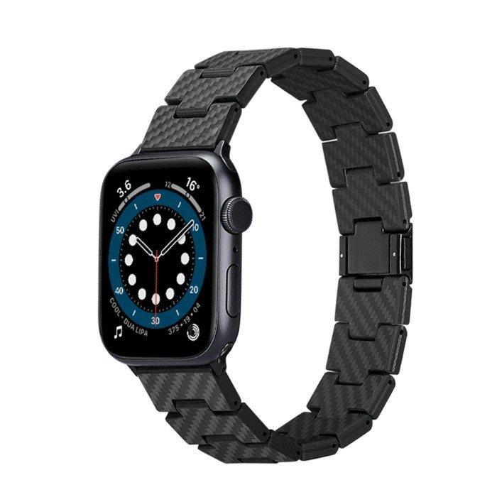 

Pitaka retro karbon band for apple watch 42/44/45/49 mm, awb1004 – carbon fiber