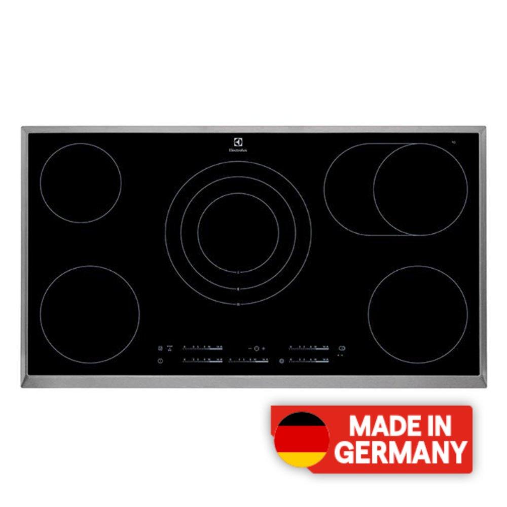 

Electrolux 90cm ceramic built-in electric hob, 5 burners, ehf9557xok – black