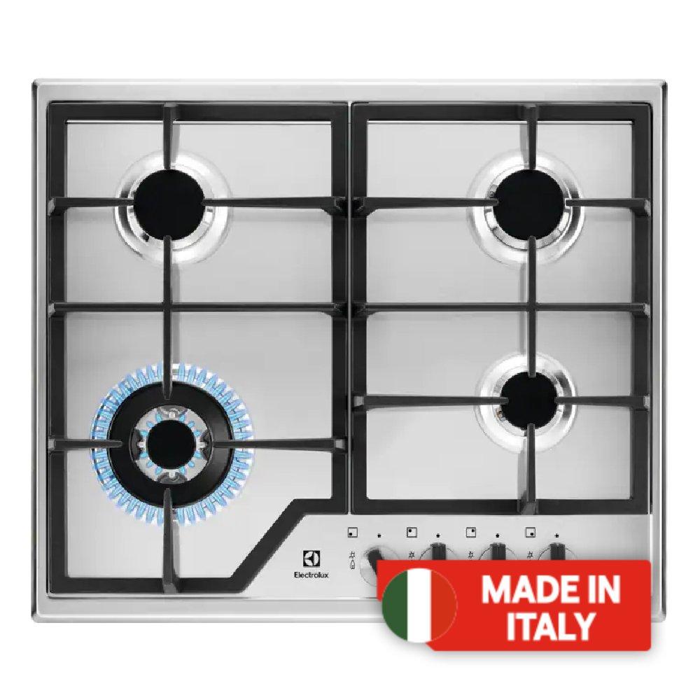 

Electrolux 4 burners built-in gas hob, 60cm, kgs6436x - stainless steel
