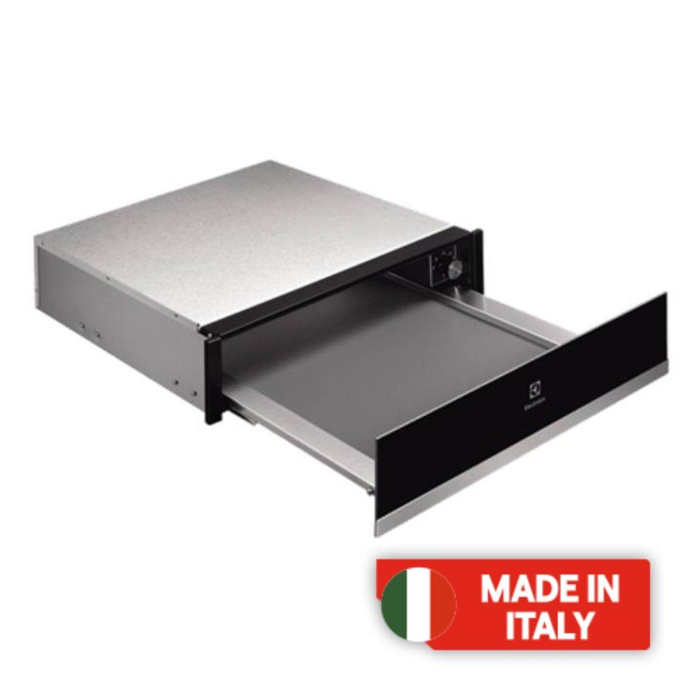 

Electrolux built-in electric warming drawer, 14cm, 400w power, kbd4x - black glass