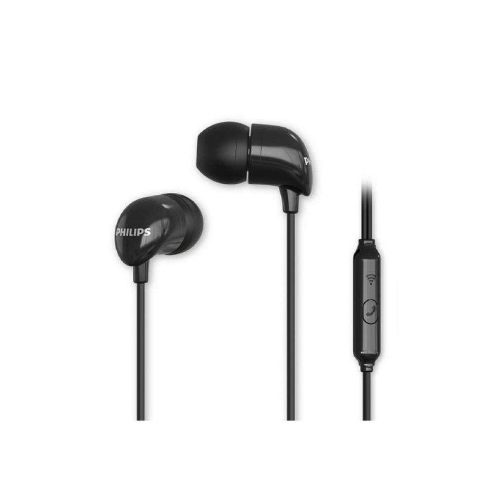 

Philips wired headphones with mic, tae1126bk/97 – black