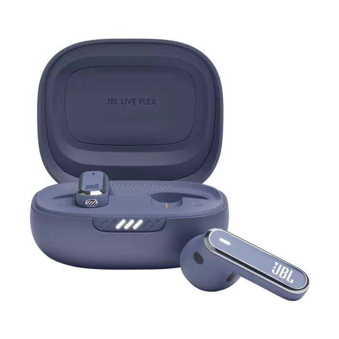 

Jbl live flex true wireless anc earbuds jblliveflexblu - blue