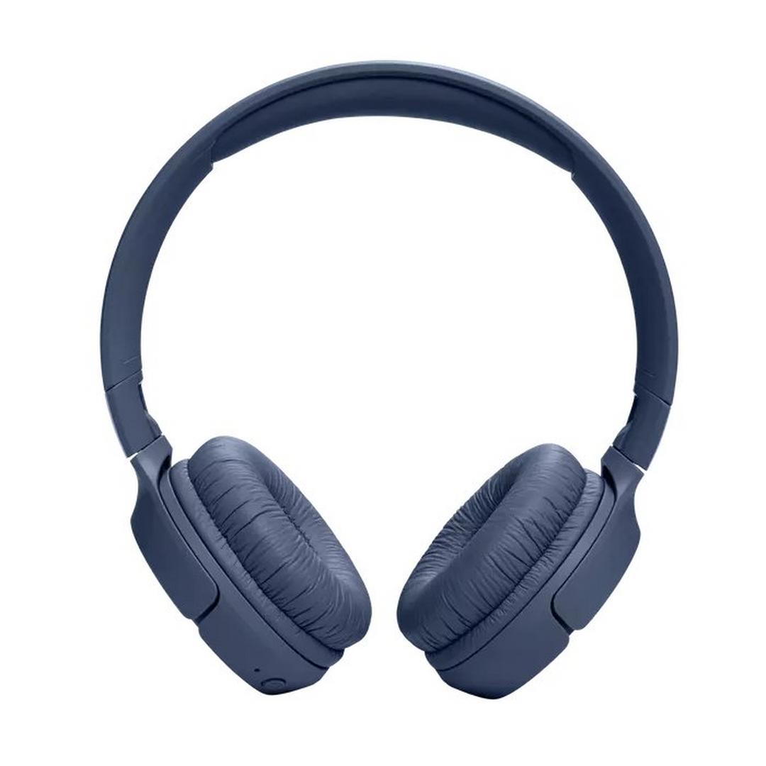 JBL Tune 520BT Wireless Over-Ear Headphones, JBLT520BTBLUEU - Blue