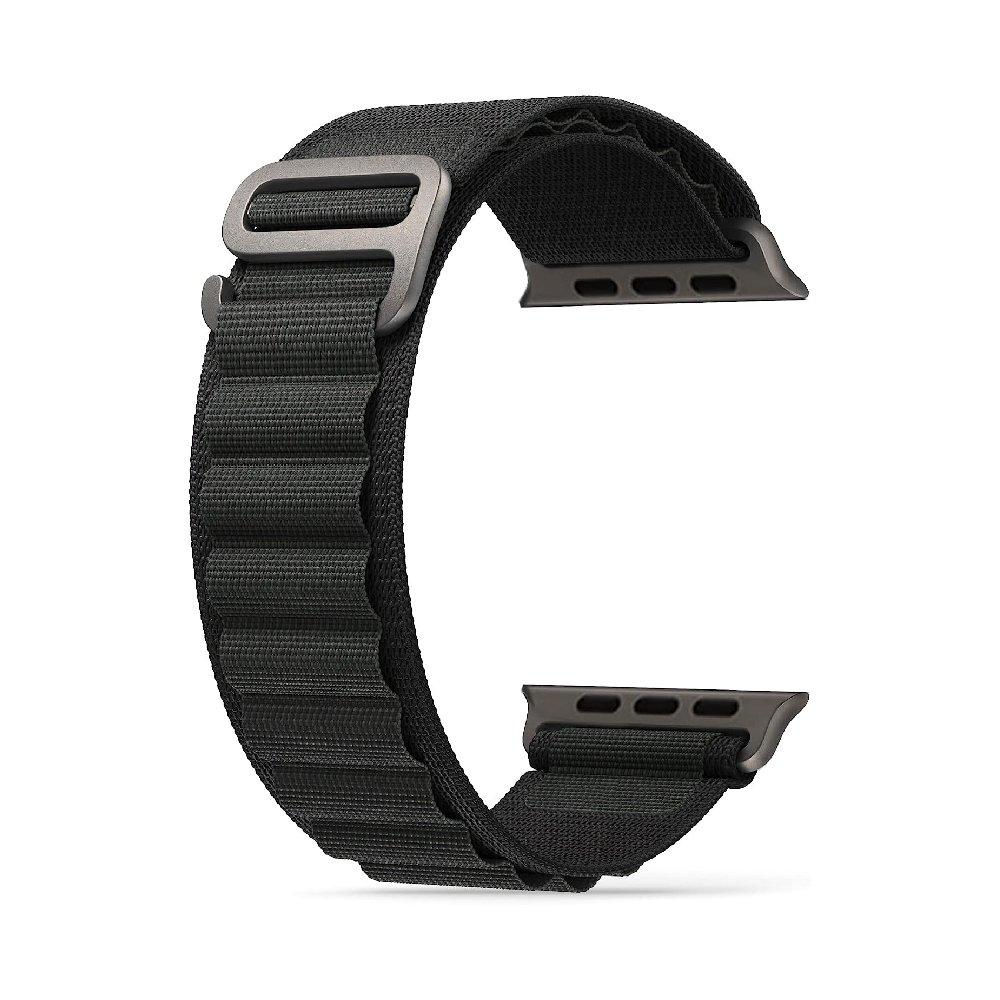 

Hyphen watch strap nylon for apple ultra 49mm, large, ews-aulbk496586 - black