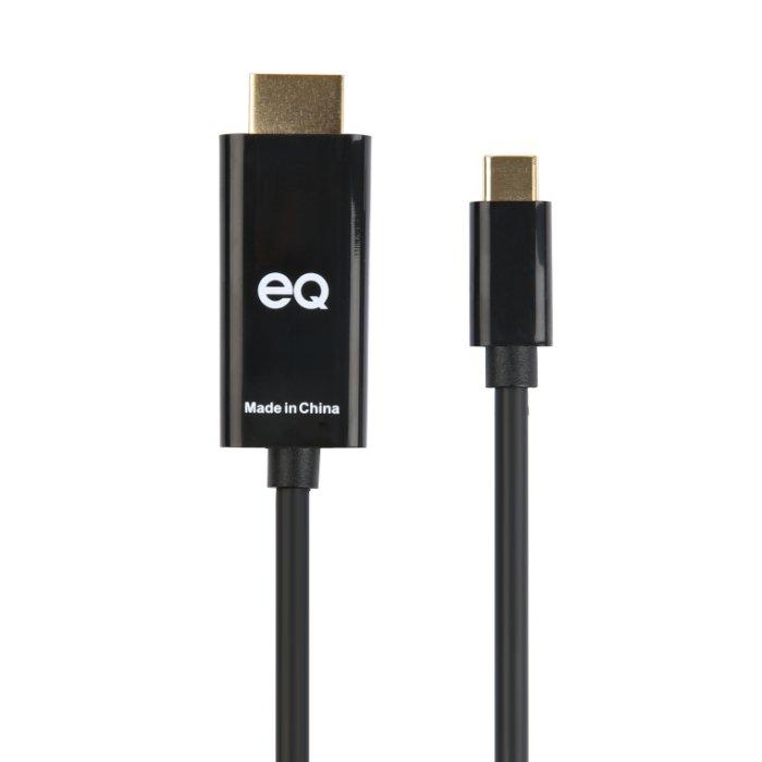 

Eq type-c to hdmi 1. 8m cable, 60h, cc-601a – black