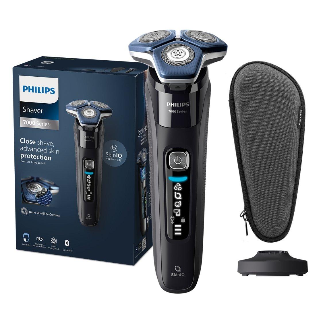 

Philips shaver s7886/35 | wet & dry use | smart skiniq tech for a close, comfortabl...
