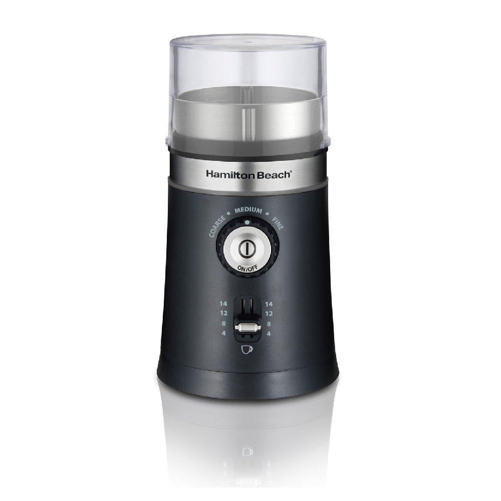 

Hamilton beach coffee grinder, 150w, 80393r-me - black