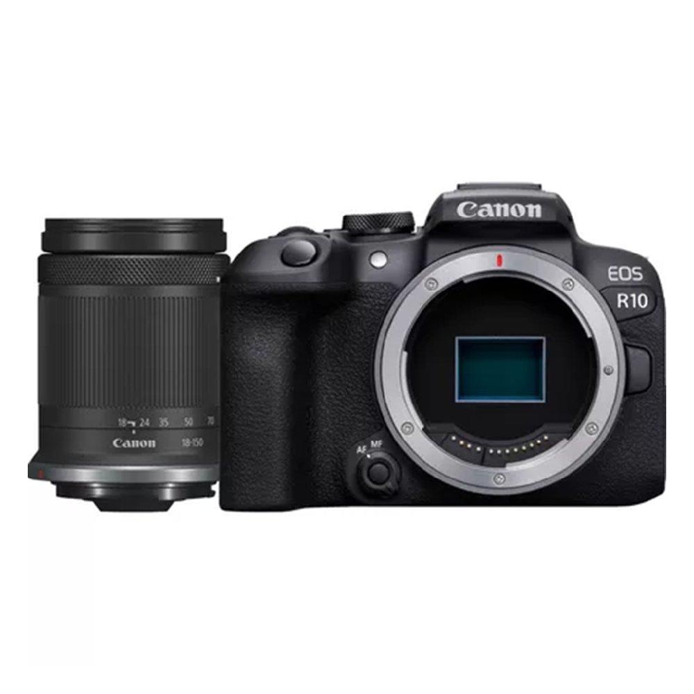 

Canon eos r10 mirrorless camera + rf-s 18-150mm f3. 5-6. 3 is stm lens, 5331c017aa - black