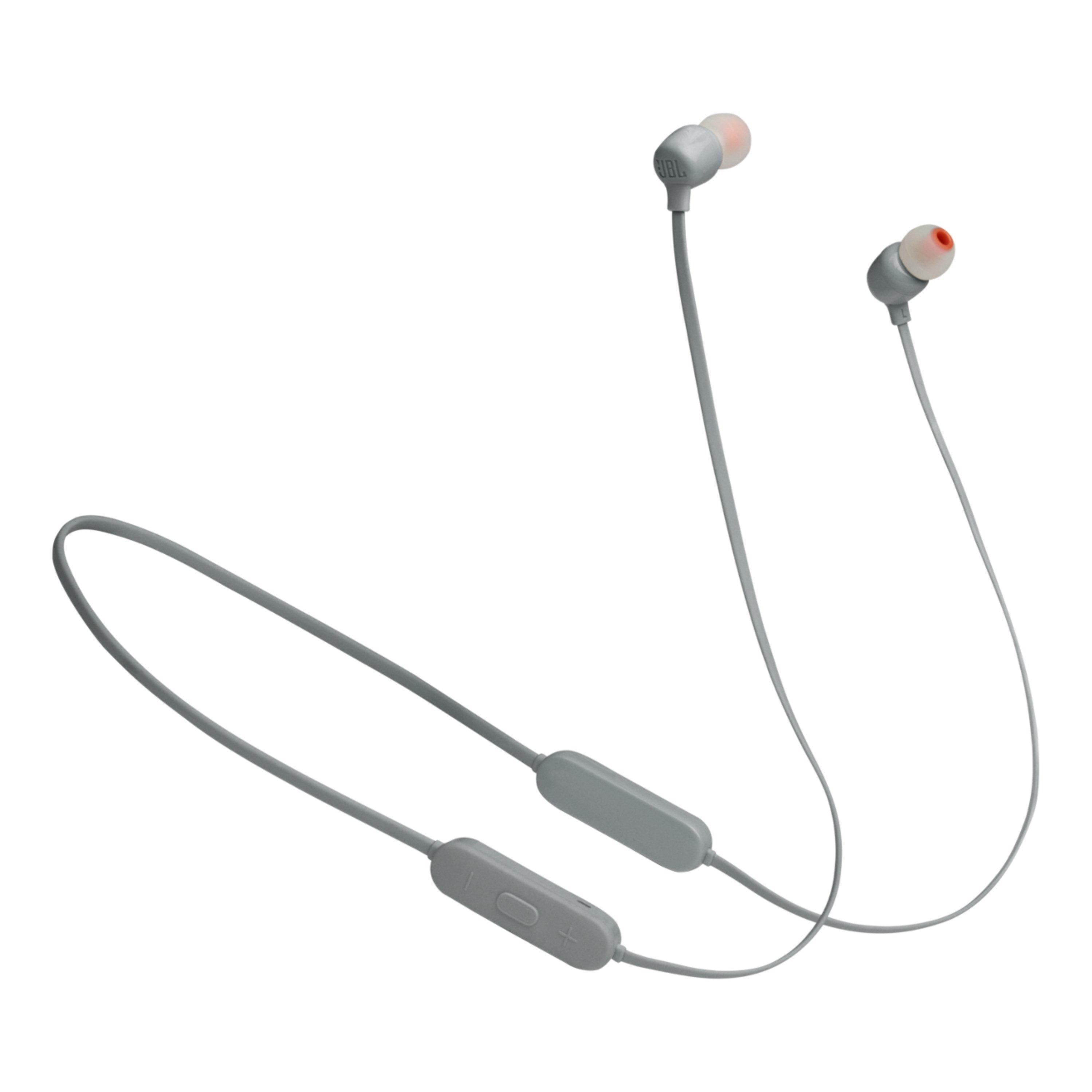 

Jbl tune 125bt wireless earphone, jblt125btgry - grey