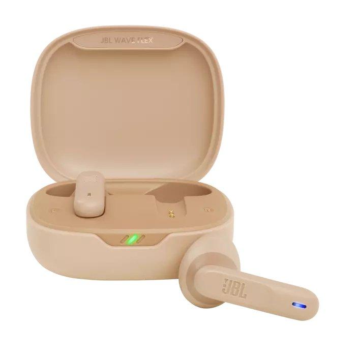 

Jbl wave flex true wireless earbuds jblwflexbeg beige