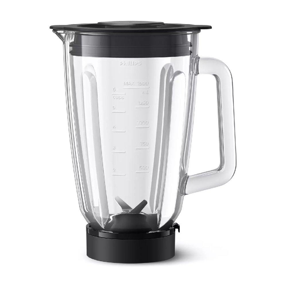 

Philips blender accessory glass jar, 1. 5l jar, hr0721/00 - clear