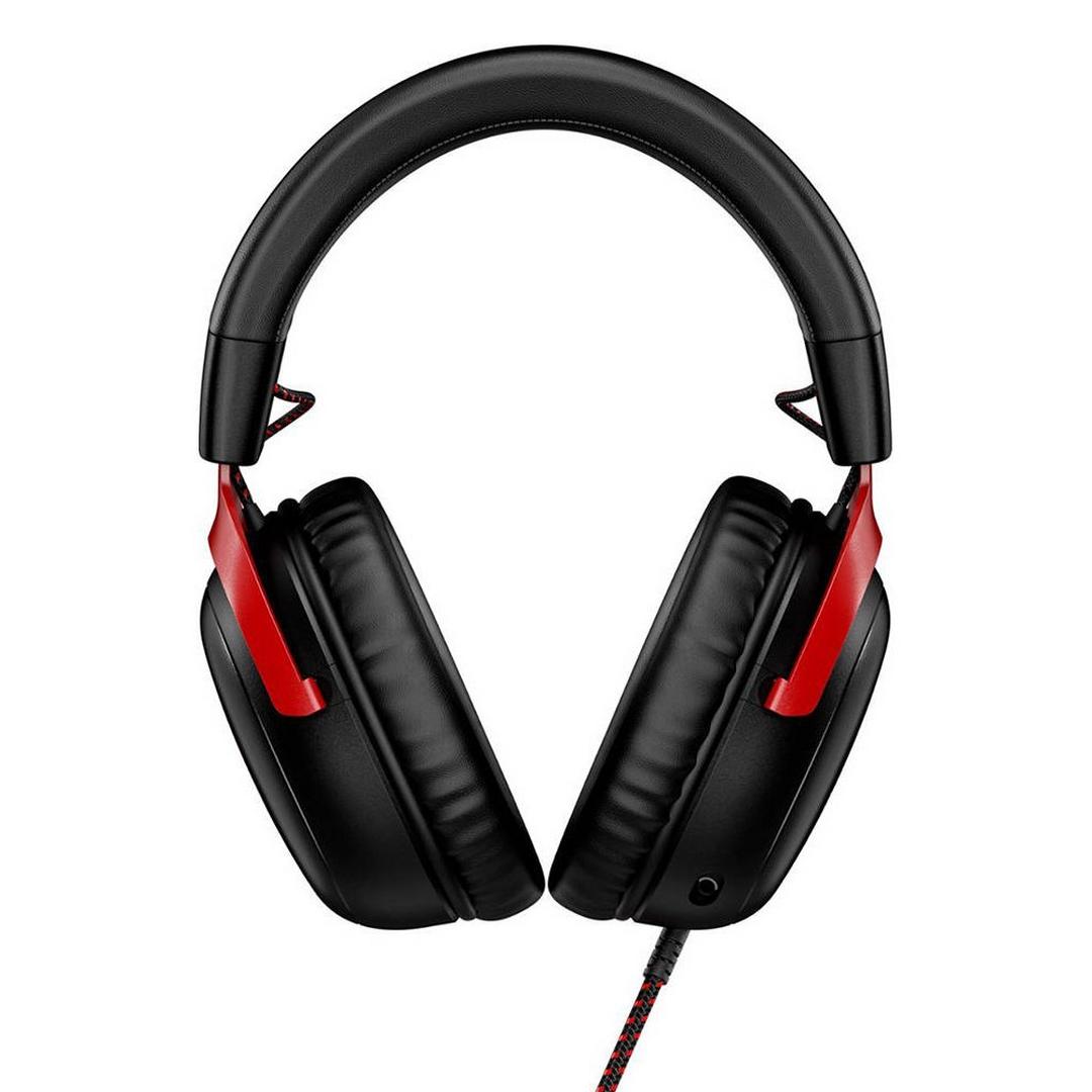 HyperX Cloud III Wired Gaming Headset for PC, PS5, PS4, Xbox Series, 727A9AA – Black and Red