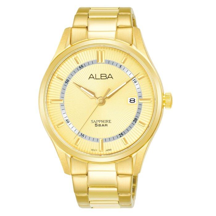 

Alba prestige men's watch, analog , 41mm, stainless steel strap, as9r12x1 - light gold
