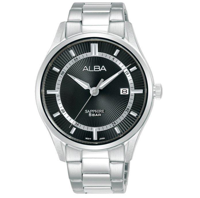 

Alba prestige men's watch, analog , 41mm, stainless steel strap, as9r19x1 - silver