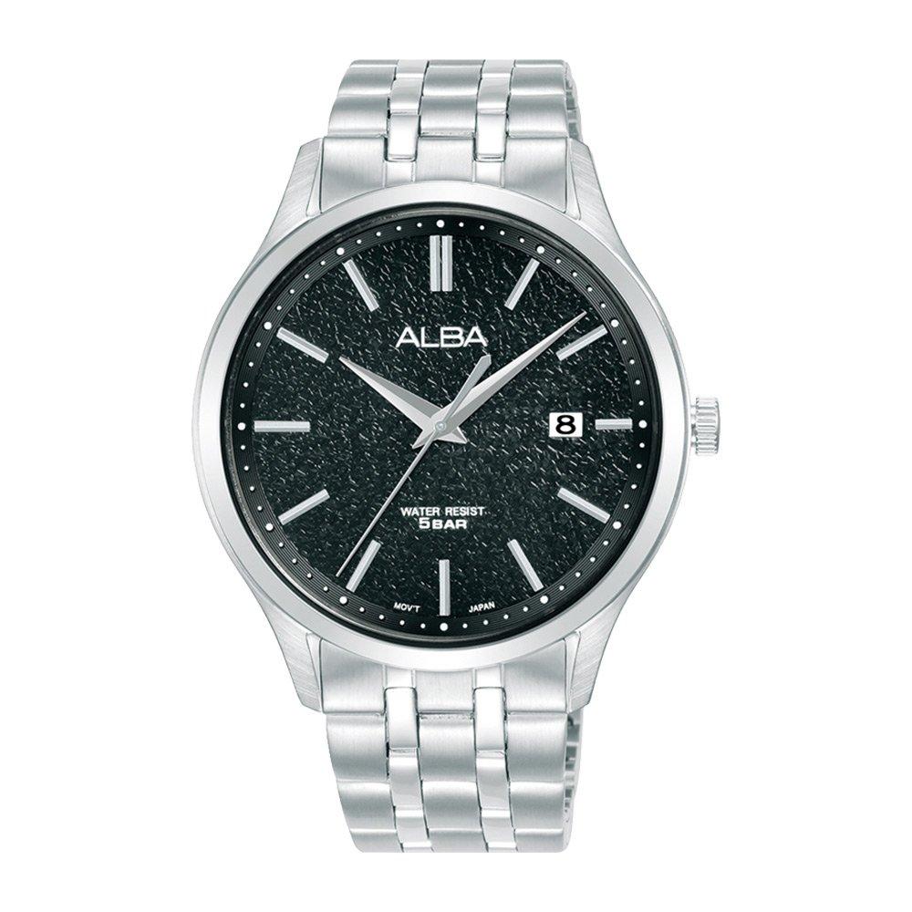 

Alba prestige watch for men, analog, 41mm, stainless steel strap, as9r31x1 – silver