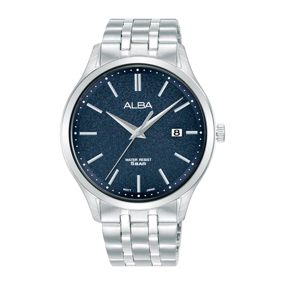 

Alba prestige watch for men, analog, 41mm, stainless steel strap, as9r33x1 – silver