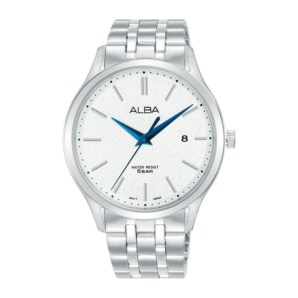 

Alba prestige watch for men, analog, 41mm, stainless steel strap, as9r35x1 – silver