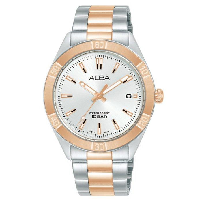 

ِalba active women's watch, analog, 35. 5mm, stainless steel strap, ag8m90x1 – rose gol...