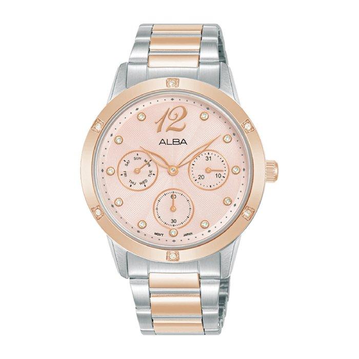 

Alba fashion watch for women, analog, 36mm, stainless steel strap, ap6712x1– silver\gold
