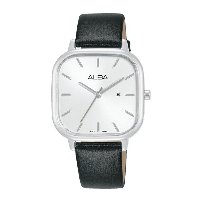 

Alba fashion watch for women, analog, 32mm, leather strap, ah7bz7x1 – black