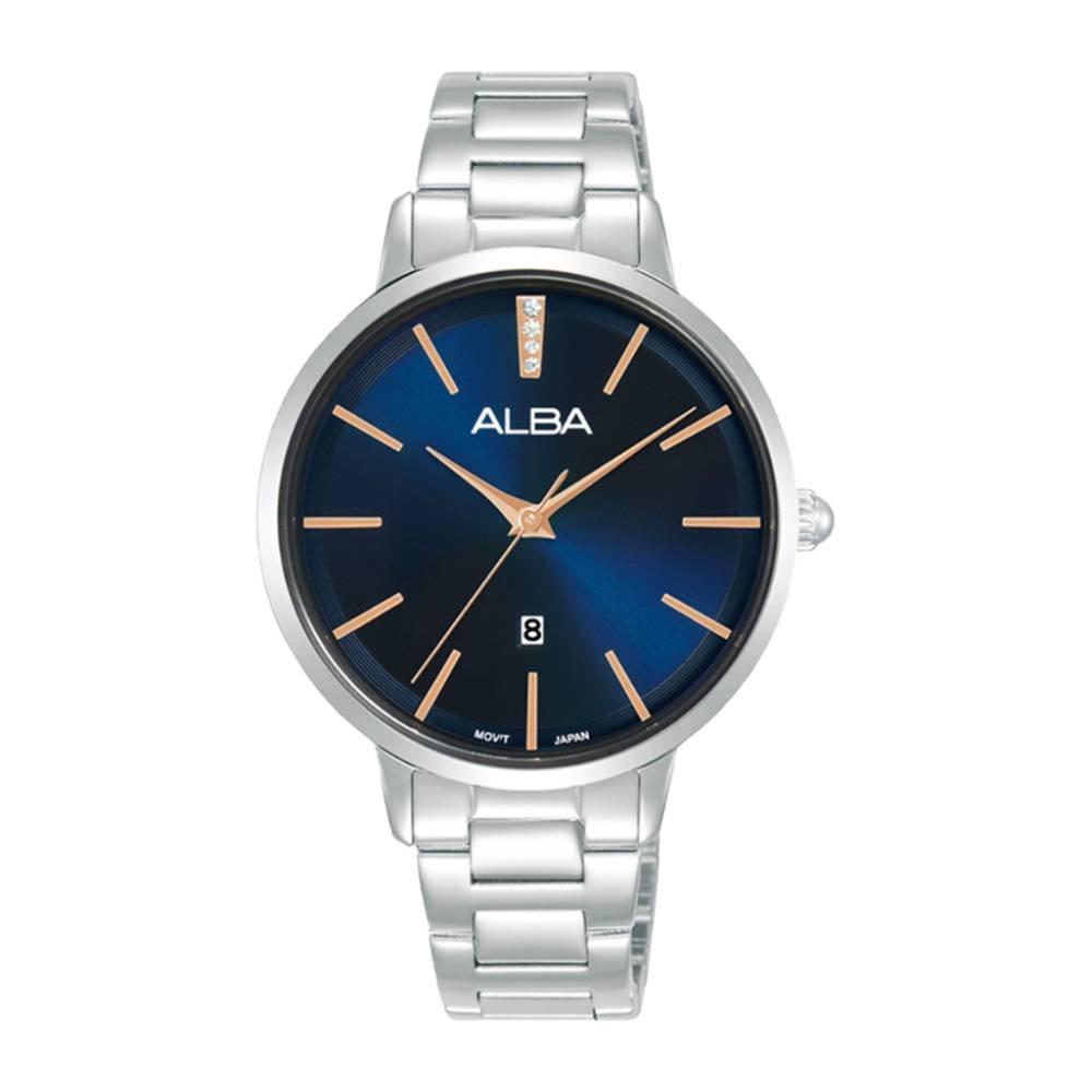 

Alba fashion watch for women, analog, 34 mm, ah7cd5x1 – silver