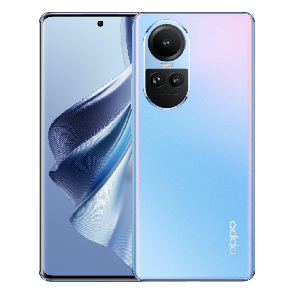 

Oppo reno10 6. 7-inch, 256gb, 8gb ram, 5g, phone - ice blue