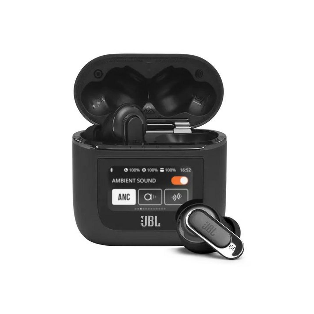 JBL Tour Pro 2 True Wireless Noise Cancelling Earbuds, JBLTOURPRO2BLK – Black