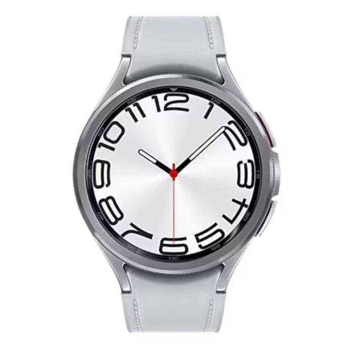 

Samsung galaxy watch6 classic 47mm, stainless-steel body, silicon strap - sliver