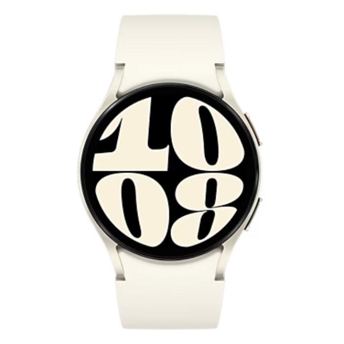 

Samsung galaxy watch6, 40mm,lte, aluminum body, silicon strap - gold
