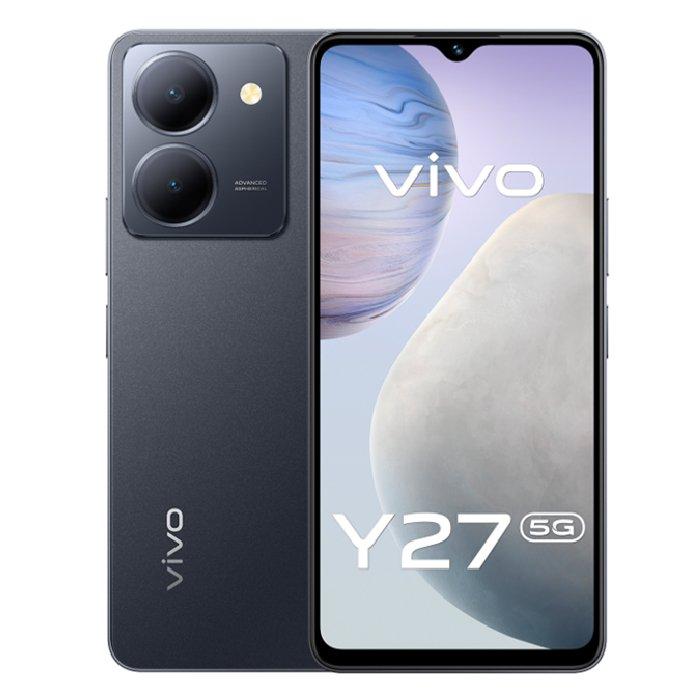 

Vivo y27 6. 64inch, 128gb, 8gb ram, 5g, dual sim phone - black