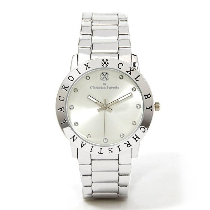 

Christian lacroix ladies casual watch, analog, cxlw241 – silver