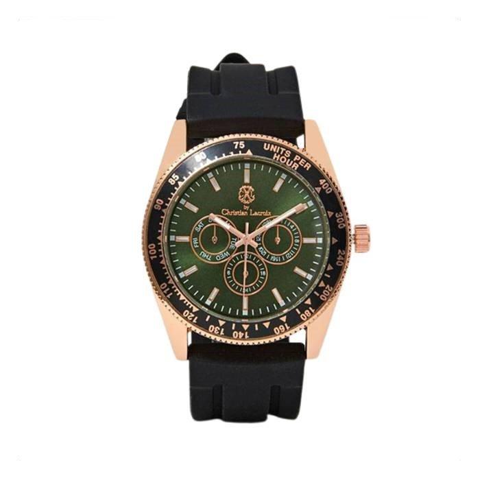 

Christian lacroix men casual watch, analog, cxlw231 – black