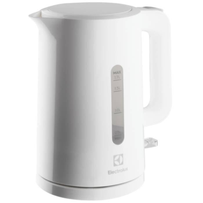 

Electrolux plastic kettle, 1. 7l, 2200w, e2ek1-100w - white