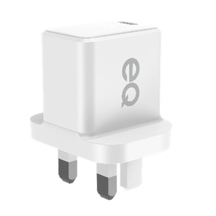 

Eq usb-c wall charger, 20 w, vtx-20vh-3 – white