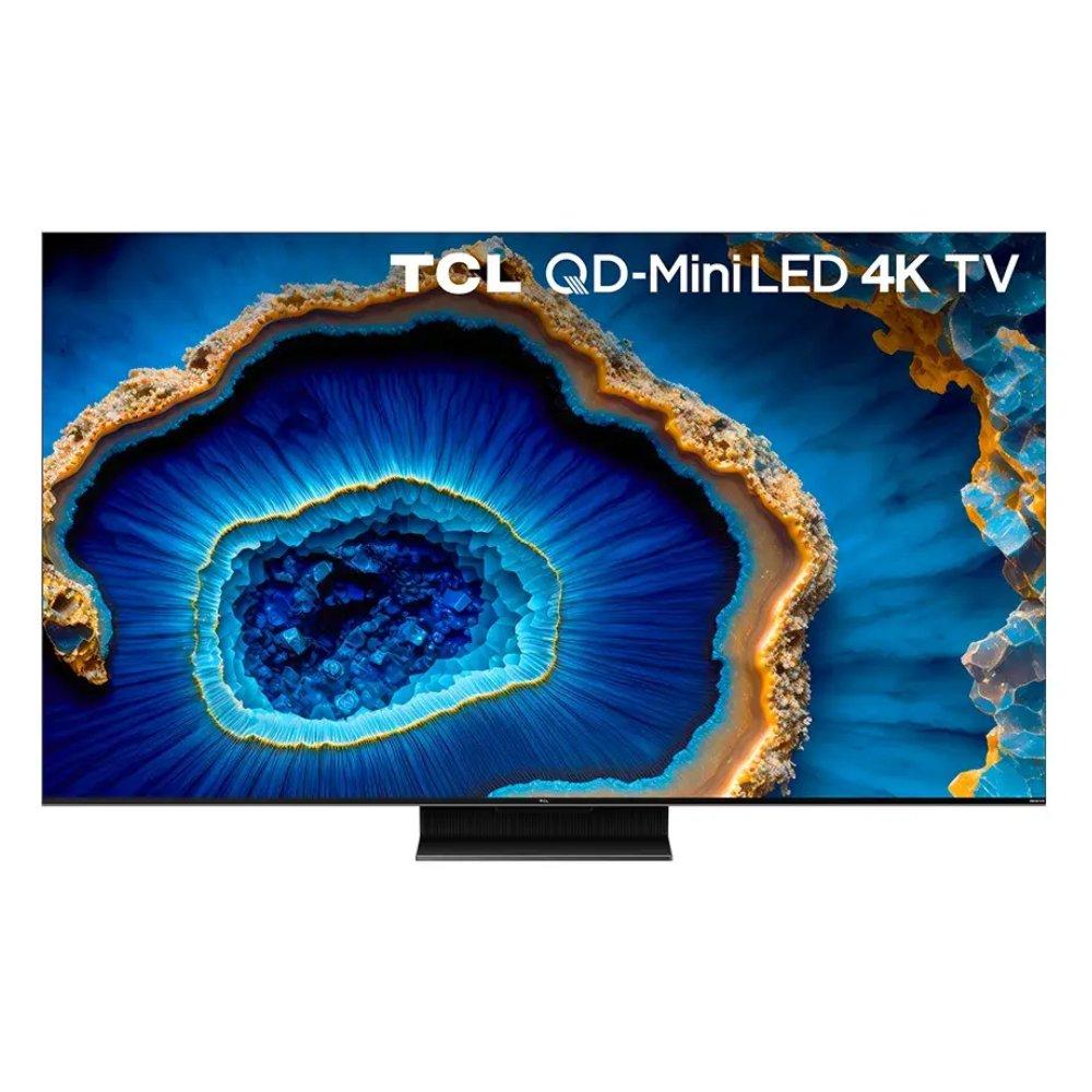 

Tcl 85-inch uhd mini led google smart tv, 144 hz, 85c755 – black